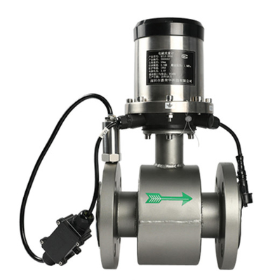 DN50-DN300 Electromagnetic Water Flow Meter Battery Powered High Reliability