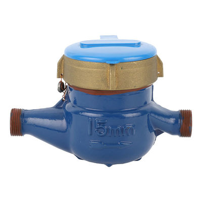 Lightweight dry type disc water meter LXSG 15E 50E with rotary impeller small size ensures quick installation and water flow measurement
